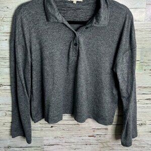 Gray Crew Neck Sweater